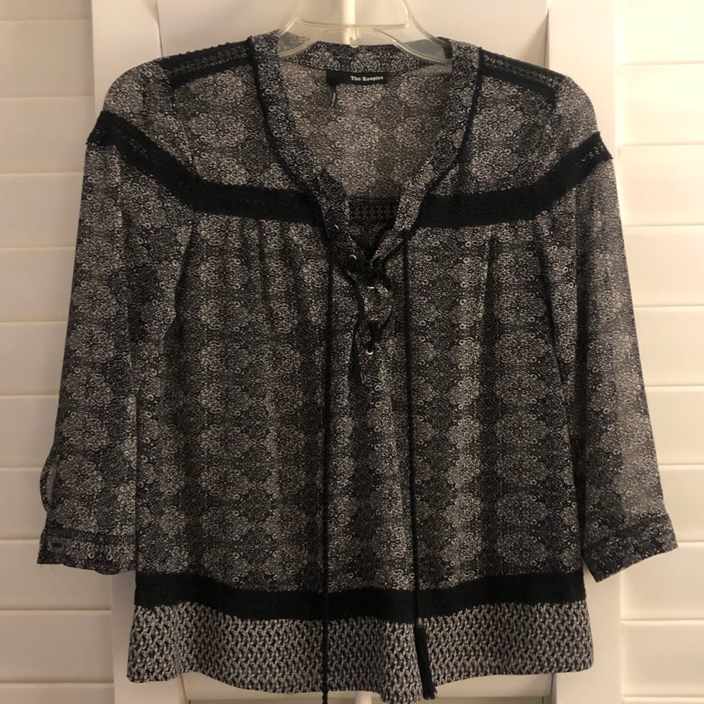 The Kooples black and white Tunic blouse